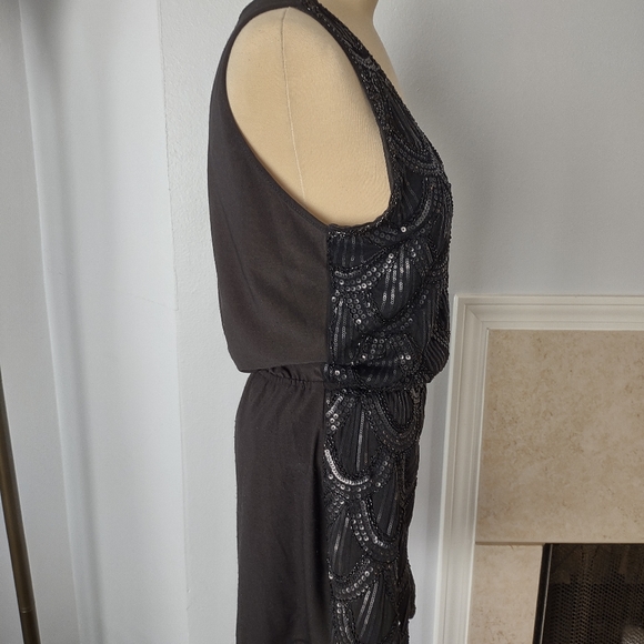 BeJeweled, Sparkle Dressy Short Jumper Black M - Picture 5 of 9